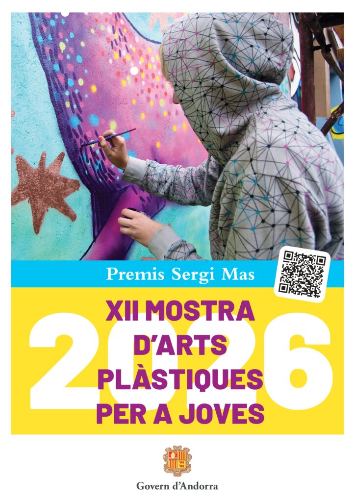 Cartel de los Premios Sergi Mas para jóvenes artistas en Andorra
