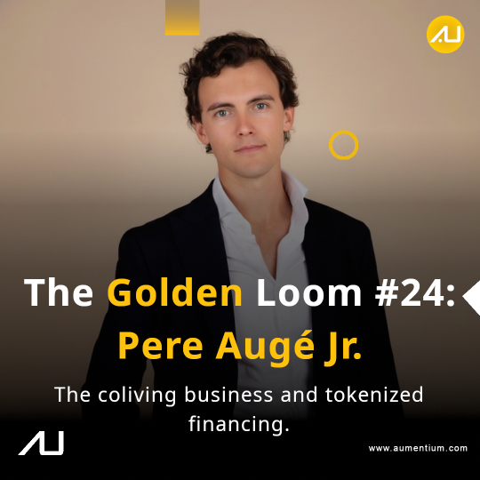 Pere Augé Jr. en la inauguración de El Teler Daurat en Escaldes-Engordany