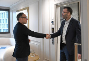 Reunión entre el cap de Govern de Andorra y el alcalde de l'Hospitalet-près-l'Andorre.