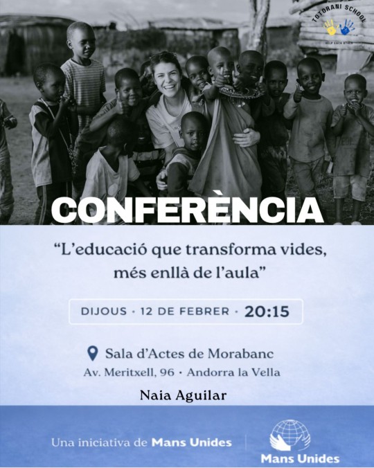 Conferencia sobre educación transformadora con Naia Aguilar en Andorra