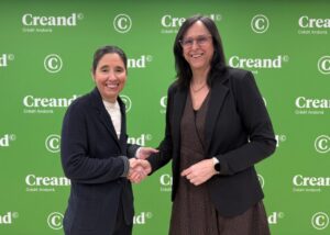 Representantes de Creand durante la donación a UNICEF Andorra