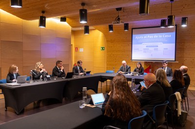 Reunión sobre ayudas directas en el Pas de la Casa con autoridades locales