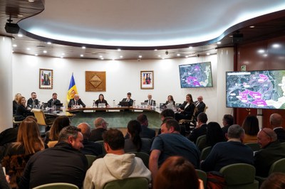 Reunión del Comú d'Encamp para discutir medidas económicas en el Pas de la Casa