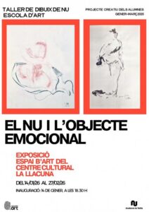 Cartel de la exposición sobre la figura humana en Andorra la Vella