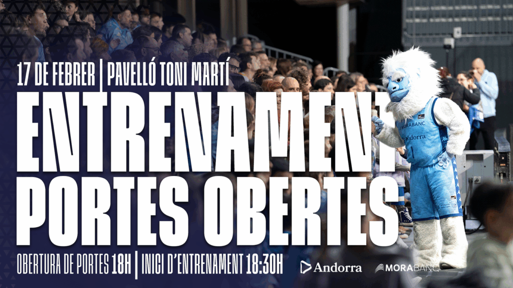 Entrenamiento de puertas abiertas en el Pavelló Toni Martí con afición y jugadores