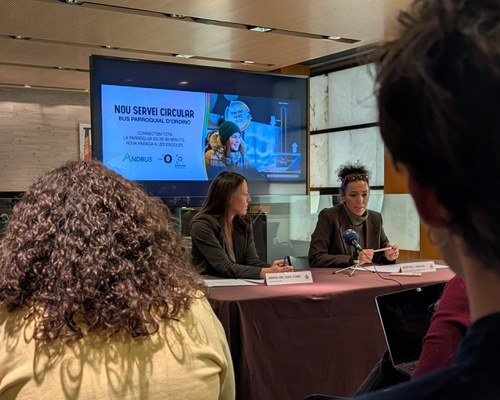 Presentación de la nueva línea de bus circular en Ordino
