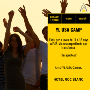 Charla informativa sobre el campamento YL USA para jóvenes