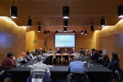 Reunión del Consejo Económico y Social del Pas de la Casa con autoridades y representantes