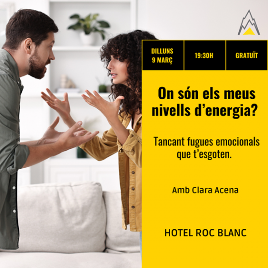 Charla sobre niveles de energía con Clara Acena en Escaldes-Engordany