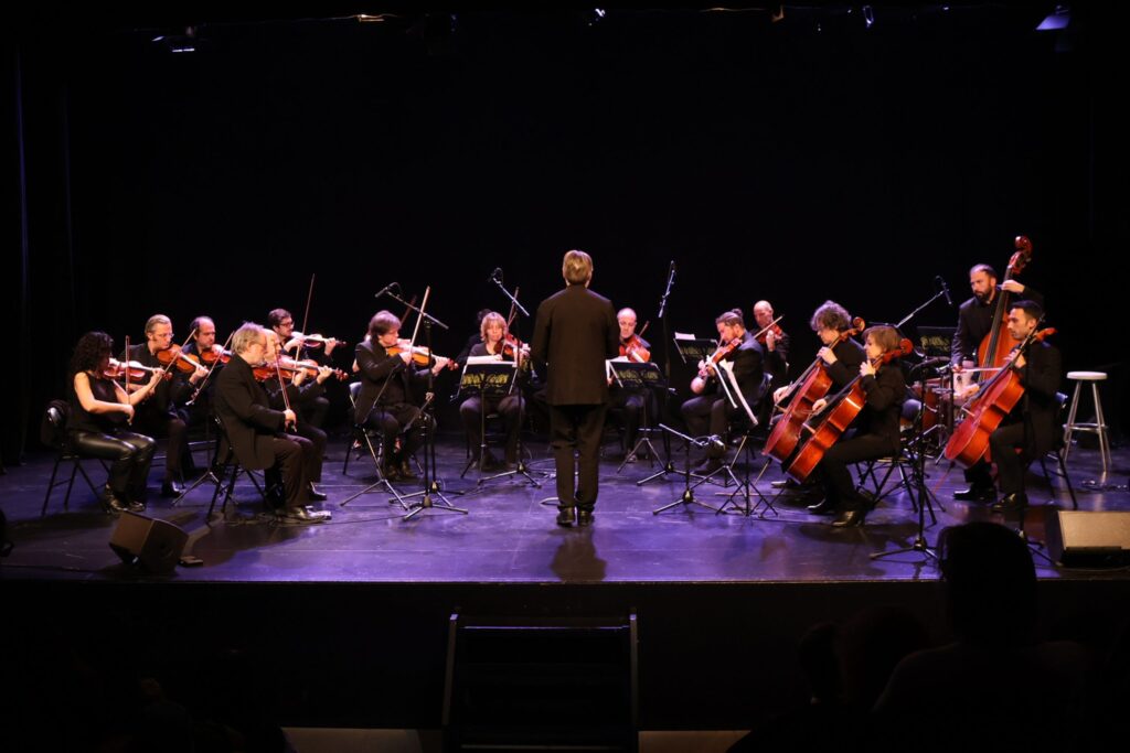 Orquesta tocando en el concierto 'Constitució: convivència i projecte' en Andorra