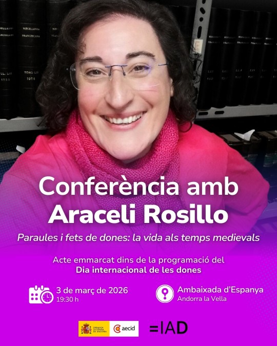 Conferencia sobre la vida de las mujeres en la Edad Media en Andorra