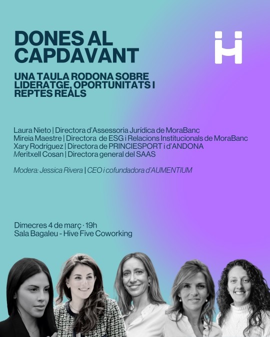 Mesa redonda sobre liderazgo femenino con varias ponentes en Andorra