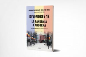 Portada del libro Divendres 13 sobre la pandemia en Andorra