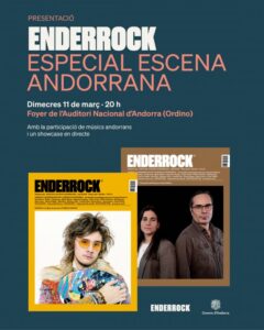 Presentación de la revista Enderrock sobre música andorrana con artistas locales