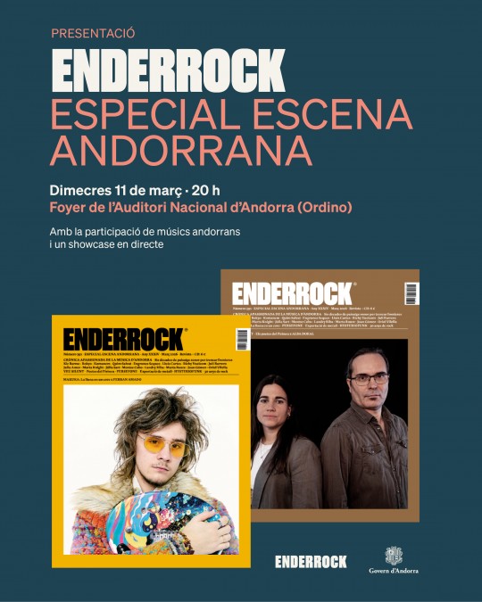 Presentación de la revista Enderrock sobre música andorrana con artistas locales