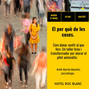 Taller gratuito sobre el sentido de la vida en Escaldes-Engordany