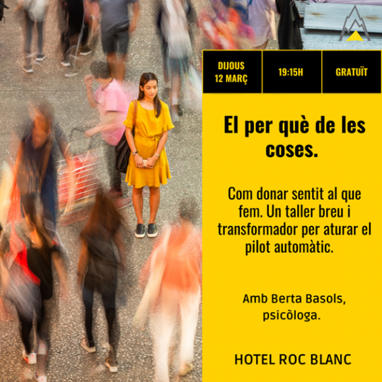 Taller gratuito sobre el sentido de la vida en Escaldes-Engordany