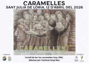 Cartel de las Caramelles en Sant Julià de Lòria, evento cultural
