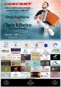 Cartel del concierto del 30 aniversario del Grup de Folklore Casa de Portugal en Encamp
