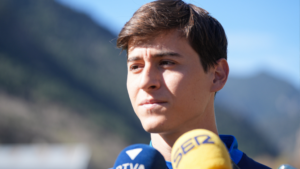 Marc Domènech hablando sobre el rendimiento del equipo en el último partido