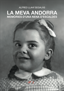Portada del libro La meva Andorra de Alfred Llahí Segalàs con una niña sonriente