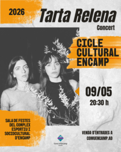 Dúo vocal Tarta Relena en concierto en Encamp