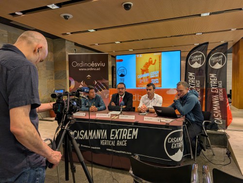 Presentación de la Cursa Vertical Casamanya Extrem en Ordino