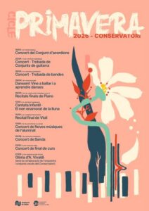 Cartel del ciclo de primavera 2026 del Conservatori d'Andorra la Vella