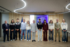 Ceremonia de homenaje a los atletas andorranos de los Juegos Olímpicos de Invierno