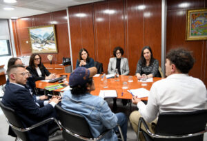 Reunión informativa sobre la gestión de fronteras con representantes de sectores implicados