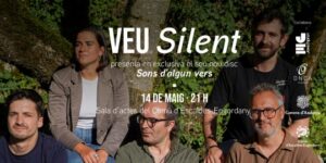 Grupo musical Veu Silent presentando su nuevo disco en un concierto