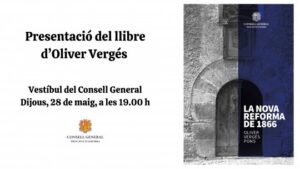 Presentación del libro La Nova Reforma de 1866 en Andorra la Vella