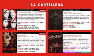 Cartelera de programación de los Cinemes Illa Carlemany en mayo de 2026