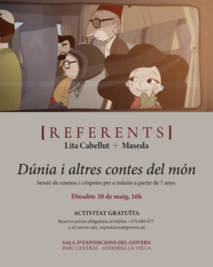 Cartel de la proyección de la película Dúnia y otros cuentos del mundo