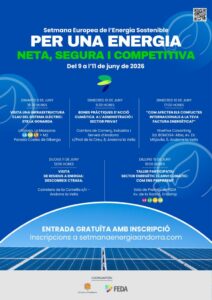 Cartel de actividades de la Setmana Europea de l'Energia en Andorra