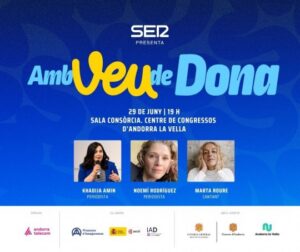 Cartel de la conferencia de cierre de Amb Veu de Dona en Andorra la Vella