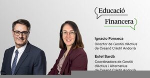 Ignacio Fonseca y Estel Sardà en conferencia sobre inversión