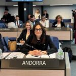 Ester Molné en el Consejo de Europa discutiendo blanqueo de capitales