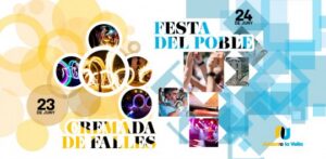 Cartel de la Festa del Poble en Andorra la Vella con actividades y fechas