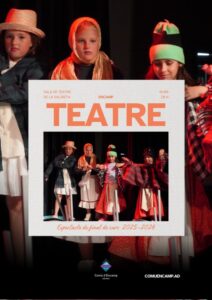 Niños actuando en el festival de teatro en Encamp