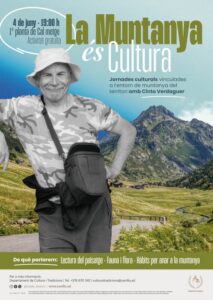 Hombre en la montaña durante jornadas culturales en Canillo