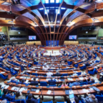 Vista general del hemiciclo durante la sesión plenaria del Consejo de Europa en Estrasburgo