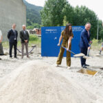 Ceremonia de colocación de la primera piedra del centro sociosanitario en Encamp