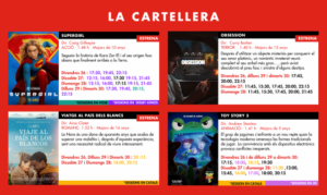 Cartelera de películas en Cinemas Illa Carlemany para junio de 2026