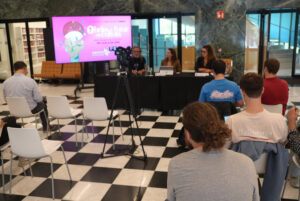Presentación del evento de reapertura del Centre Cultural Lauredià en Sant Julià de Lòria
