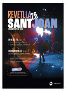 Celebración de la Revetlla y cremada de falles en La Massana
