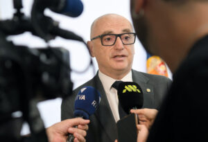 Ramon Lladós hablando sobre el crecimiento económico de Andorra
