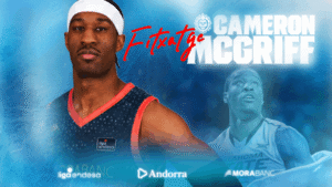Cameron McGriff, ala pívot del MoraBanc Andorra en acción