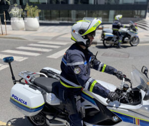 Policía de Andorra en campaña de seguridad vial para peatones