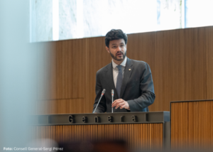 Cerni Escalé hablando sobre crecimiento sostenible en Andorra
